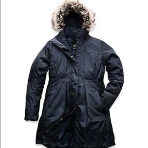 The North Face Women's Transarctic Mama Parka, Medium, TNF Dark Grey Heather